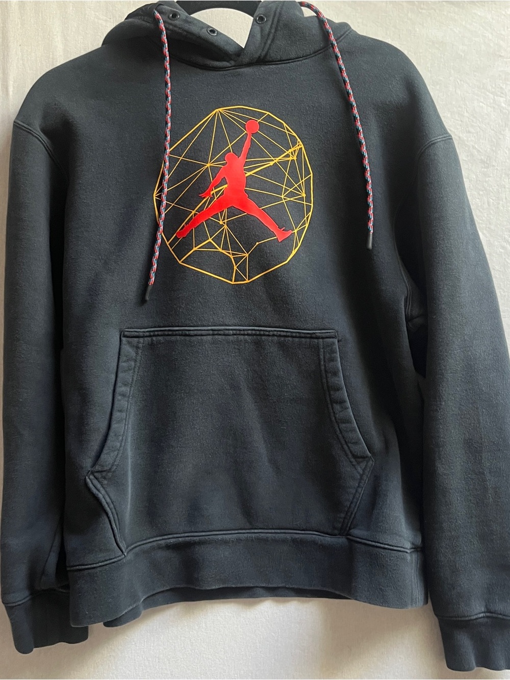 Jordan Jumpman Red Graphic Pullover Hoodie S